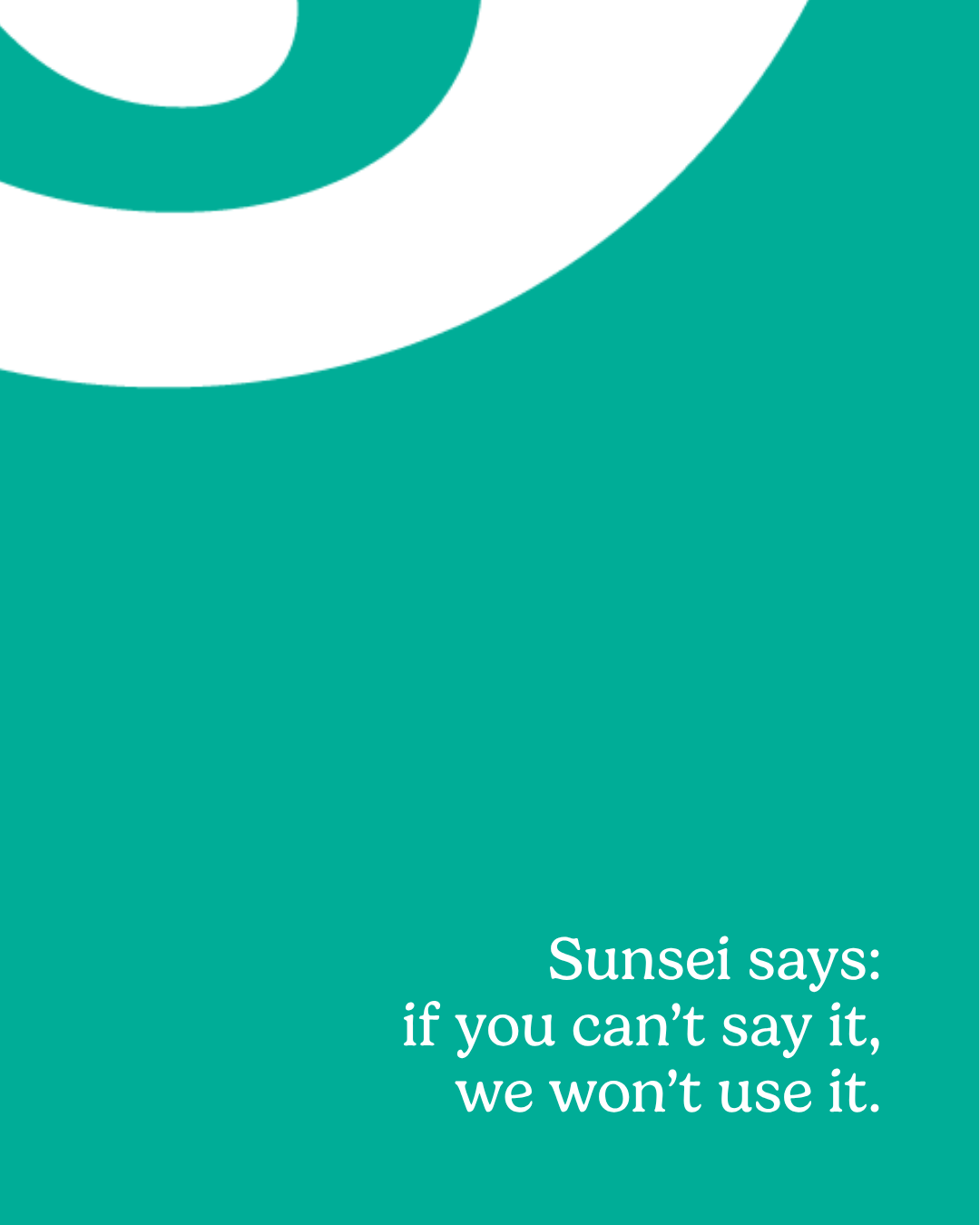 Sunsei says