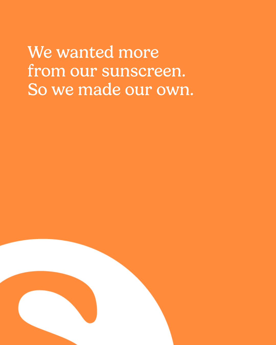 We wanted more