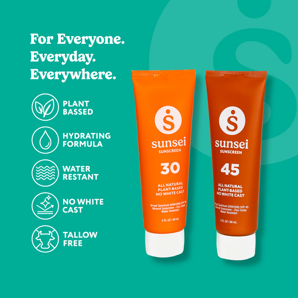 Sunsei Plant-Based Sunscreen SPF 30 & SPF 45
